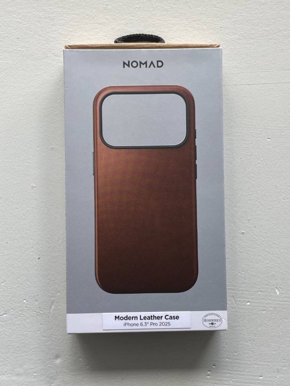 Nomad Modern Leather Case for iPhone 2017 Pro - Rustic Brown
